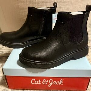 Cat & Jack Classic Black Boots